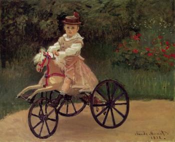 尅勞德 莫奈 Jean Monet on His Horse Tricycle